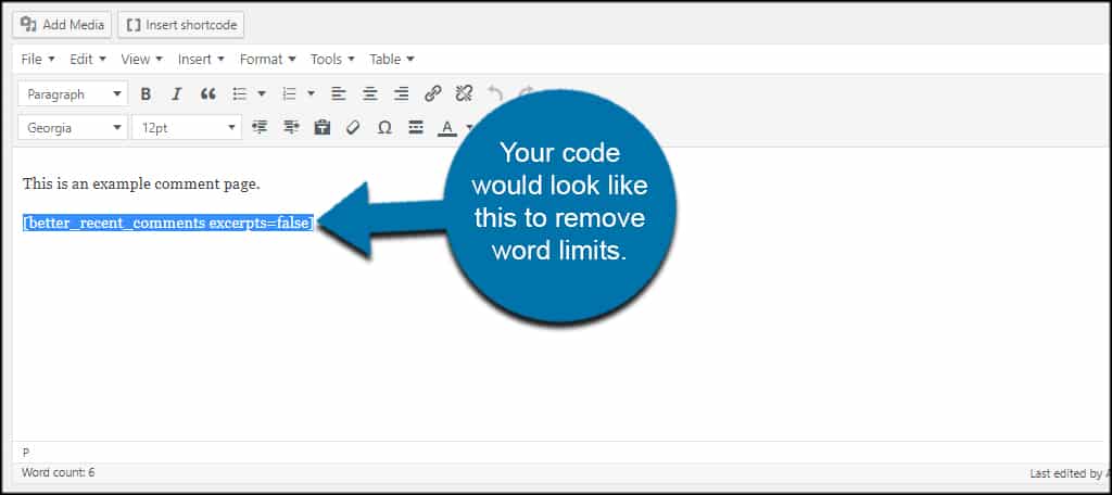Remove Word Limits