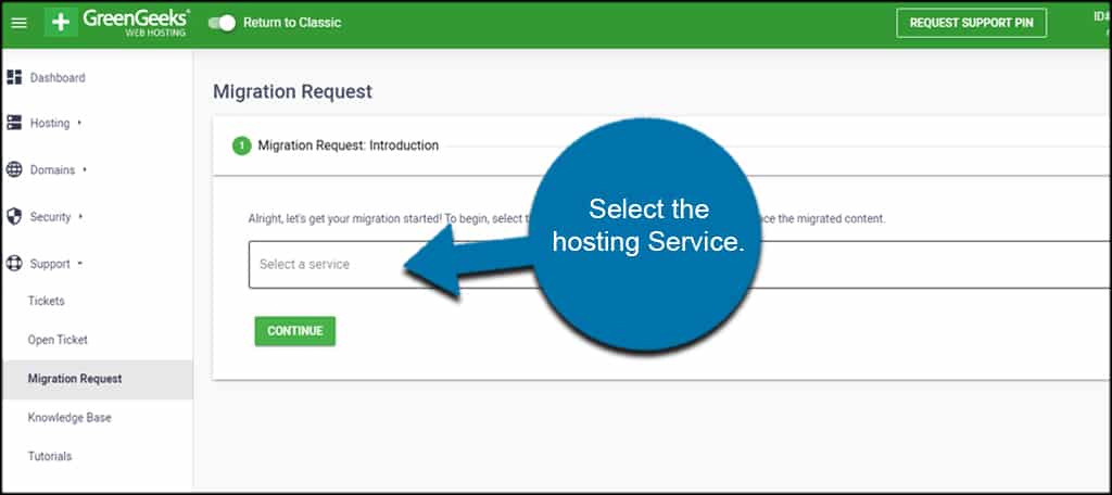 Select Hosting Service