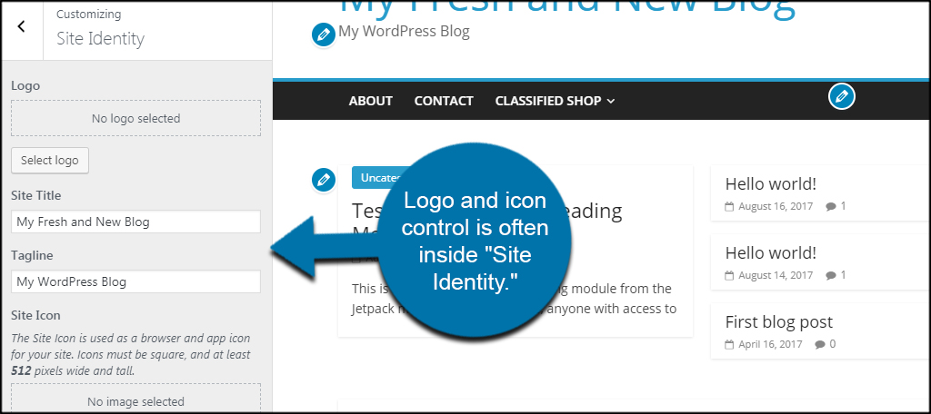 Site Identity