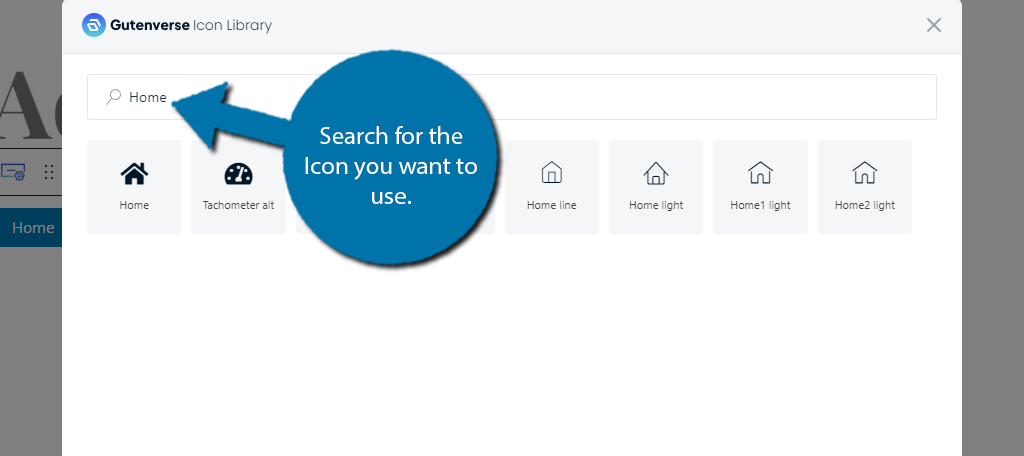 Icons Search