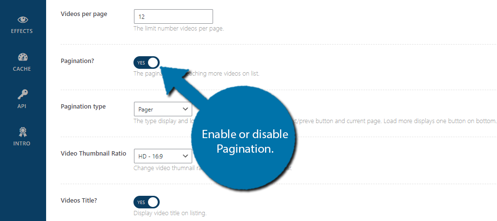 Pagination